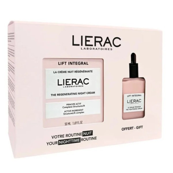 Lierac Cofre Lift Integral - Crema Noche Regenerante + Sérum De Regalo