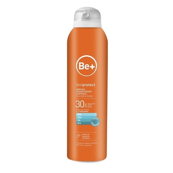 Be+ Skinprotect Aerosol Transparente Corporal SPF30+ 200ml