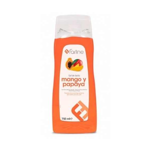 Farline Gel de Baño Mango y Papaya 750ml