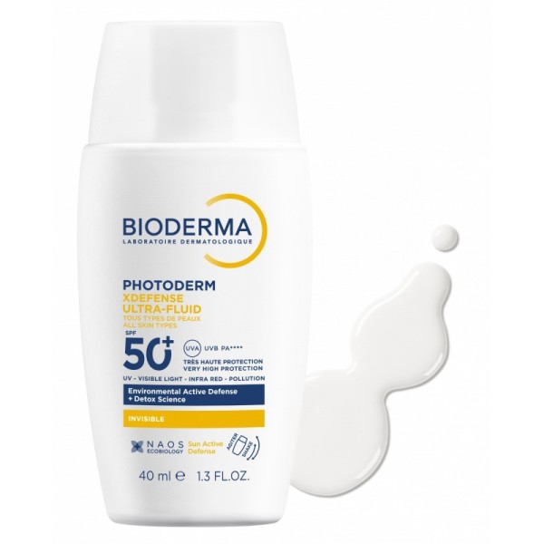 Bioderma Photoderm Xdefense Ultra-fluid Spf 50+ Incoloro