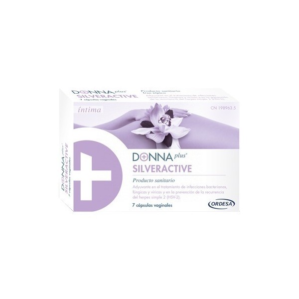 Donna Plus SilverActive 7 Cápsulas Vaginales