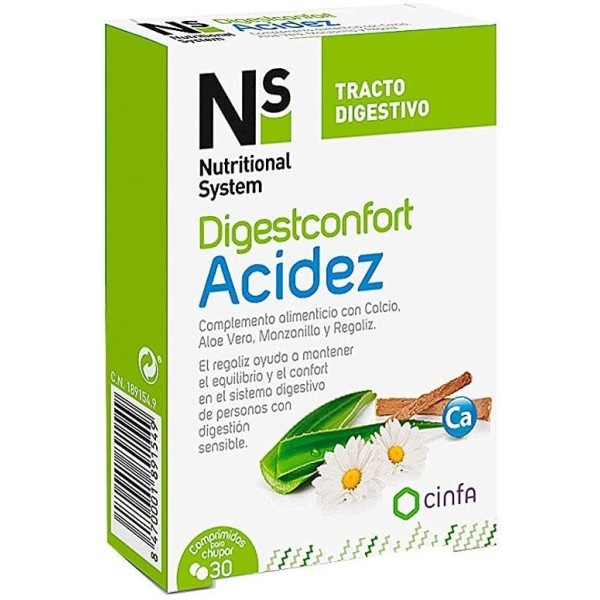 NS Digestconfort Acidez 30 Comprimidos