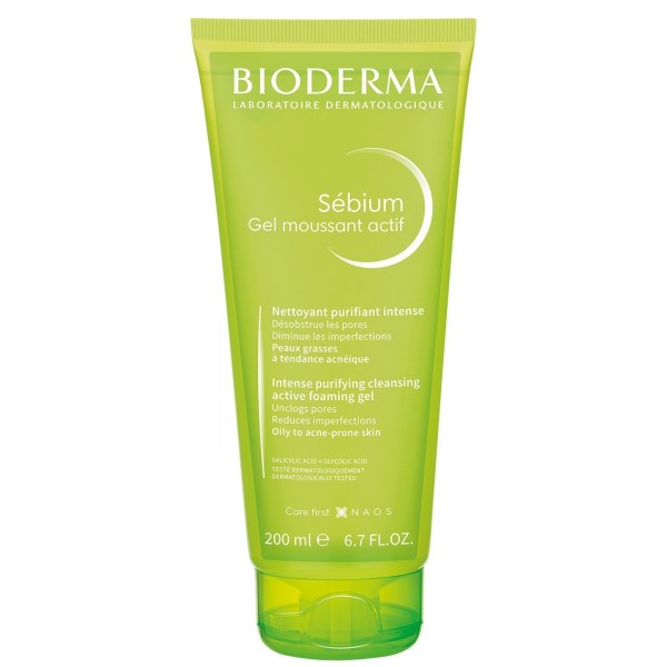 Bioderma Sebium Gel Moussant Actif 200ml