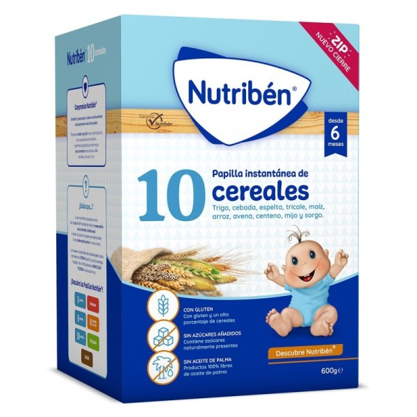 Nutribén Papilla 10 Cereales 600gr