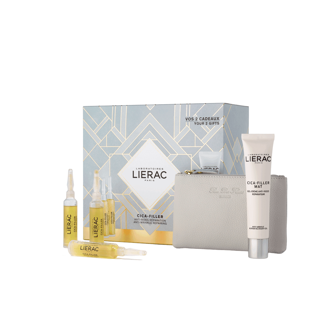 Lierac Pack Cica-Filler Sérum 3 Ampollas de 10ml + Gel Crema 40ml