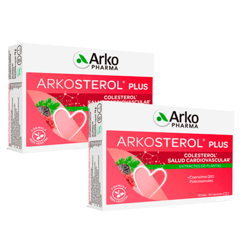 Arkopharma Arkosterol Plus + Co Q10 Duplo 60 cápsulas