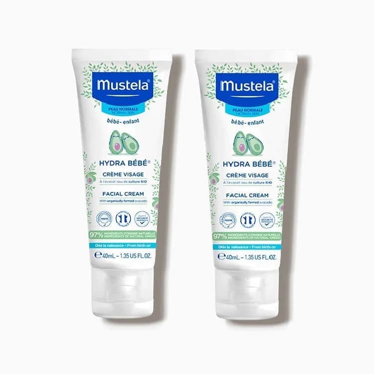 Mustela Duplo Hydra Bebé Crema Facial 2x40ml