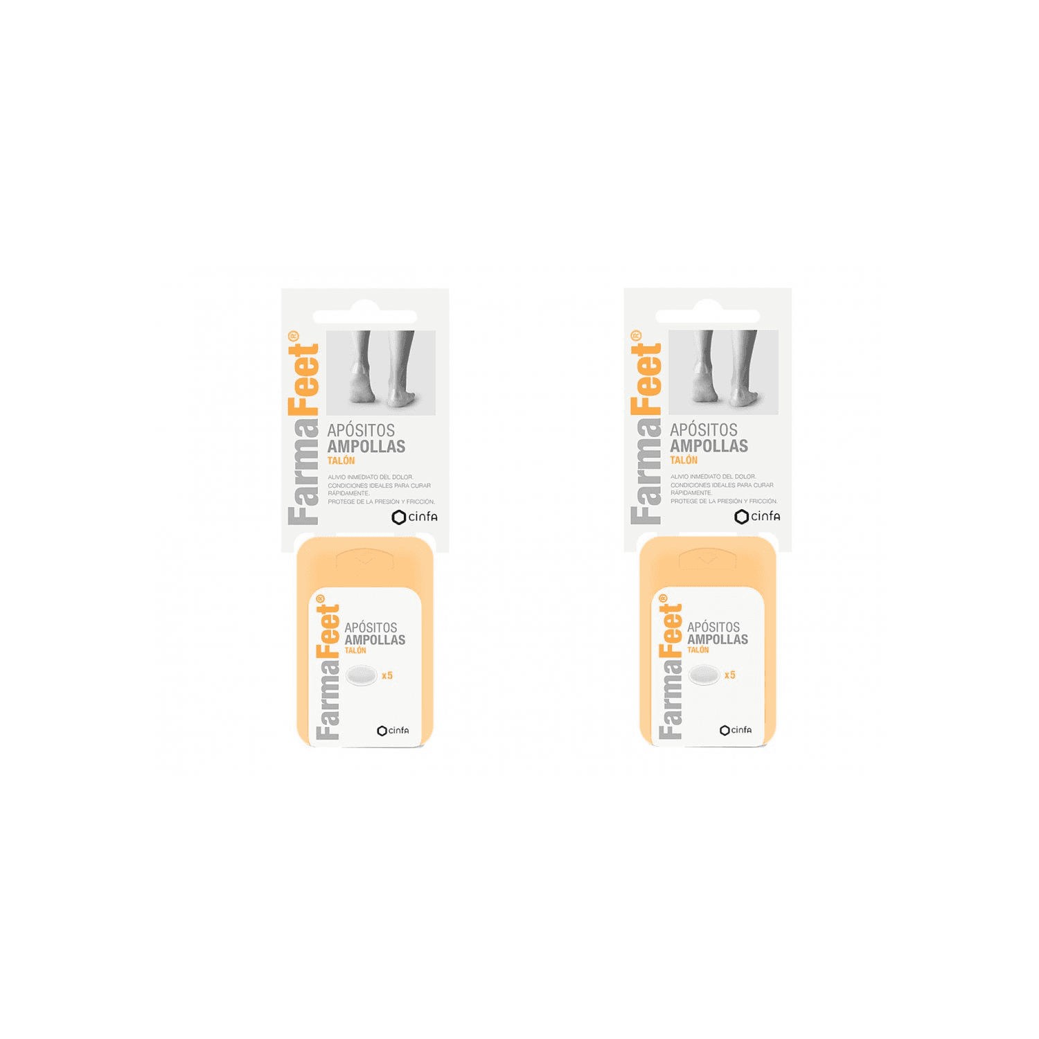Farmafeet Protector Ampollas Talón 2 unidades